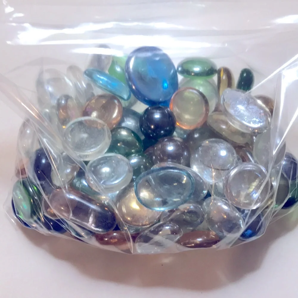 Glass Beads, multi color - Picture 1 of 2